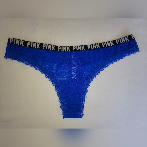 PINK Lace Thong Panty Set - Picture 6 of 12